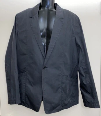 Abrigo Blazer Deportivo Theory Bilson Publisher Mezcla Algodón Carbón Sólido Talla 42R Foto 1 de 4