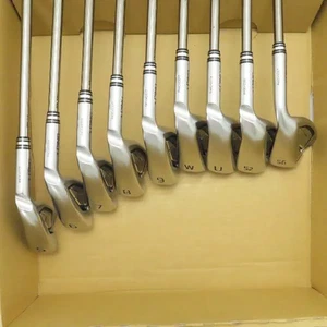 Ping G440 Iron Set 5-W,U,50,56 9pc Flex Stiff PING TOUR 2.0 CHROME 85 Graphite - Picture 1 of 8