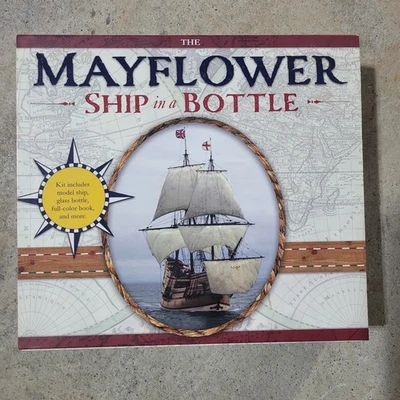 The MAYFLOWER Ship In A Bottle Modelo Kit Hágalo Usted Mismo Artesanía Hobby, NUEVO Foto 1 de 2
