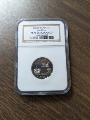 2004 S Clad Florida Quarter - NGC PF 70 ULTRA CAMEO - Image 1 of 2