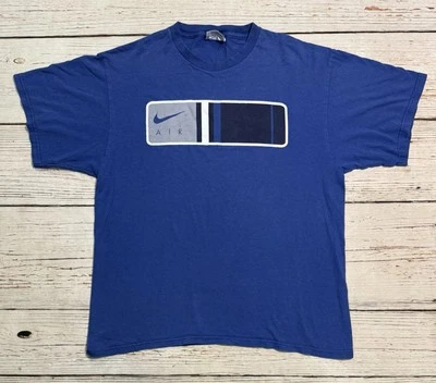 Vtg Nike T-Shirt Blue Men’s Sz M Made In The USA - Image 1 of 4