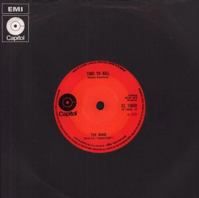 Band Time To Kill 7" vinyl UK Capitol 1970 solid label design in company sleeve - Image 1 of 2