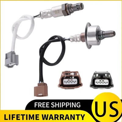 2x Sensor de oxígeno para Nissan Versa 2012 2013 2014 2015 2016 2017 1,6 L arriba y abajo Foto 1 de 4