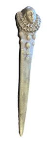 Vintage BRASS CLOWN LETTER OPENER - Picture 1 of 4