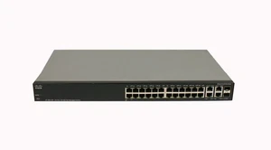 Cisco SF300-24P 24-portowy przełącznik zarządzalny 10/100 PoE - Zdjęcie 1 z 1