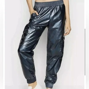Victoria’s Secret Sport Jogginghose glänzend metallic blau Damen Größe M - Bild 1 von 14