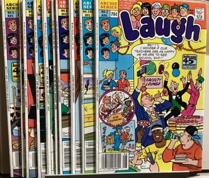 10 COMIC LOT ARCHIE COMICS 1987 LAUGH BETTY & ME BETTY'S DIARY VERONICA - Picture 1 of 12