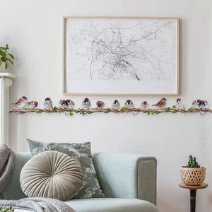 Wandtattoo „Vogel auf Ast“ für Spielzimmer, Kinderzimmer, Babyzimmer - Picture 1 of 5