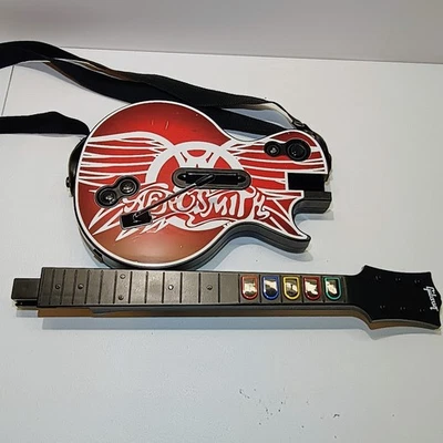 Aerosmith Gibson Les Paul Guitar Hero Controller For PS3  UNTESTED/AS IS - Image 1 of 4