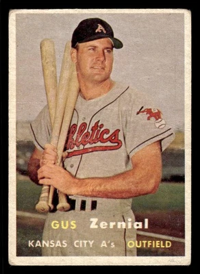 1957 Topps #253 Gus Zernial - GD-VG *TedsCardShack* - Image 1 of 2