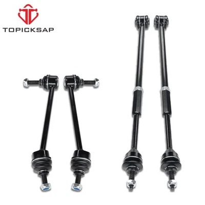 4Pc Rear Control Arm Tie Rod & Sway Jiont Kit For Jaguar S-Type XF XJ F-Type XKR Foto 1 de 4