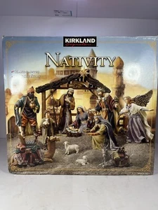 Kirkland Christmas Nativity Set Large Creche de Noel #915661 FAST SHIPPING READ - Picture 1 of 19
