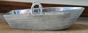Godinger Silver Row Boat Salad Bowl Serving Bowl Or Home Décor Vintage - Picture 1 of 6