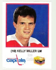 1990-91 Washington Capitals Kodak #17 Kelly Miller