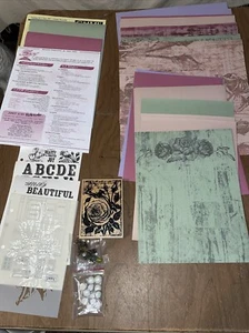 Club  Scrap May 2007 Scrapbooking Kit Simply Beautiful - Picture 1 of 8