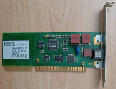 ISDN Card Deutsche Telekom Teledat 100 dr J3 ISA - Image 1 of 2