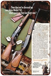 Metal Sign - 1968 Remington Rifles - Vintage Look Reproduction 8 x 12 - Picture 1 of 1