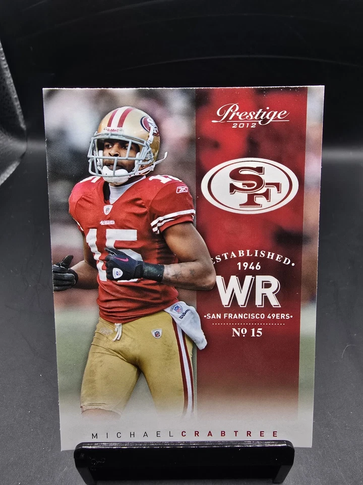 Michael Crabtree 2012 Panini Prestige #171 - San Francisco 49ers - Image 1 of 2
