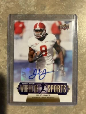 Autógrafo Julio Jones 2011 Upper Deck World Of Sports #344 RARO HOF Foto 1 de 2