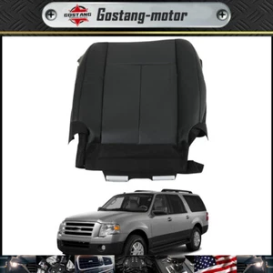 Cubierta de asiento perforada inferior del conductor de cuero negra para Ford Expedition 2007-2014 - Imagen 1 de 20