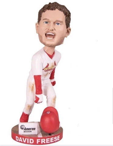 ST LOUIS CARDINALS SGA DAVID FREESE BOBBLEHEAD 2011 WORLD SERIES 9/18 Cover