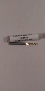 1/8 Durchmesser - CARBIDE 125-2125 SE 2FL SQ TIN - Made in USA NEU - Bild 1 von 1