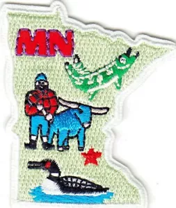 MINNESOTA STATE FORM Aufbügeln Aufnäher neuwertig - Bild 1 von 2