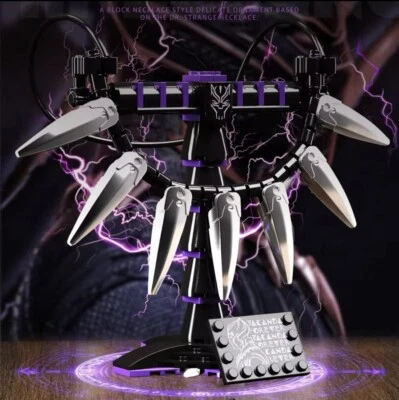 Marvel Wakanda Forever Bricks Blocks Necklace Chain Toy Kids Free P&P UK Stock - Image 1 of 4