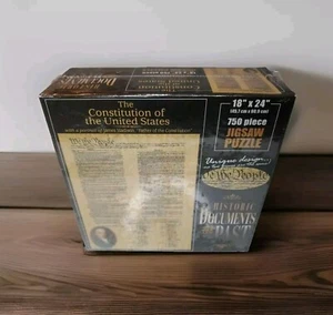 The US Constitution JIGSAW PUZZLE 750 Piece USA Americana GIFT  - Picture 1 of 5