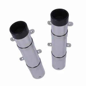 2X Boat Fishing Rod Holder Marine Stainless Steel 10" Side Mount Fishing Rod - Picture 1 of 10