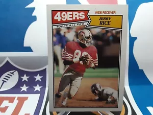 🏈1987 Topps Jerry Rice #115 - Picture 1 of 4