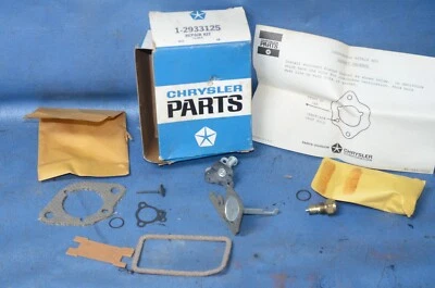 Paquete de reparación de carburador Plymouth Dodge 1BBL 1968-1970 225 cid OEM 2933125 nuevo de lote original Foto 1 de 4