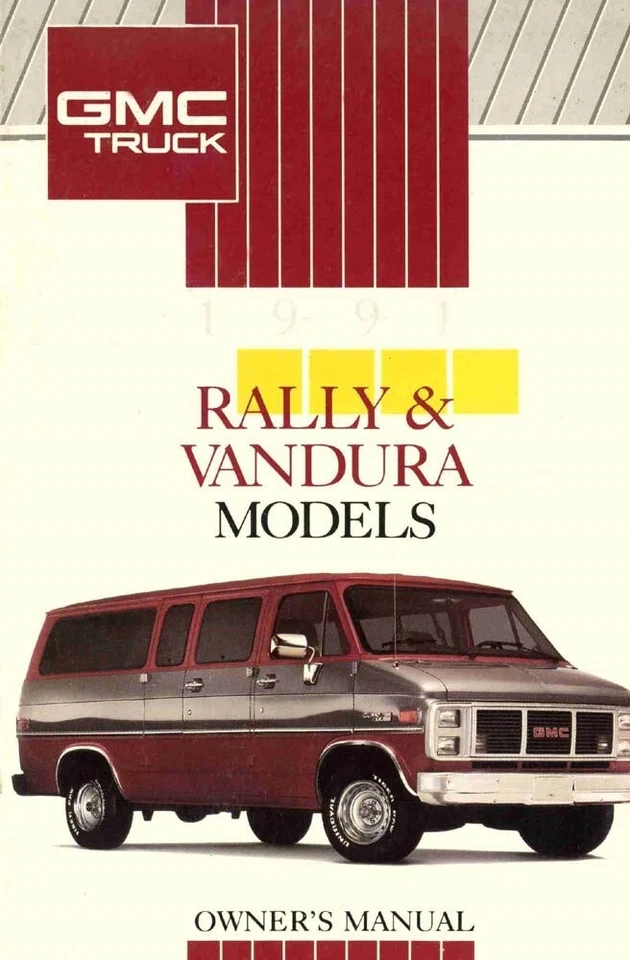 GMC G-Van 1991, Rally, Vandura manual del propietario guía del usuario Foto 1 de 1
