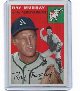 RAY MURRAY 1954 Topps Baseball Vintage Card #49 ATHLETICS - EX (KF)