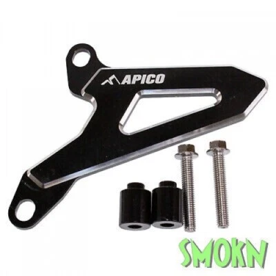 Suzuki RM Cubierta de piñón Protector Frontal RM 125 96-08 RM 250 01-08 Apico CNC Negro  - Imagen 1 de 3