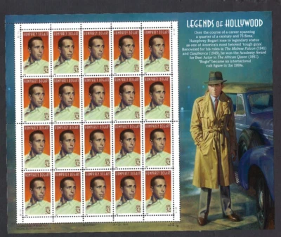 US Scott# 3152 1997 32c Pane of 20 Humphrey Bogart P#S11111 LR MNH VF - Image 1 of 2