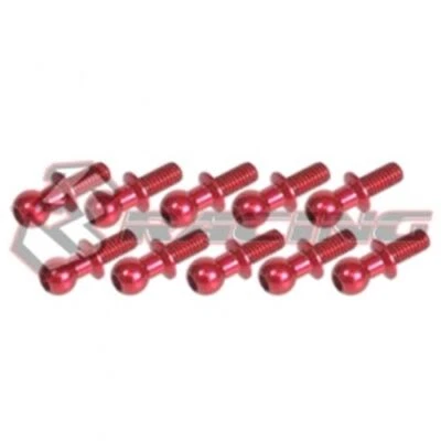 3RACING 3RAC-BS4806 Aluminum 4.8mm Ball Stud L=6 10pcs 1/10 RC TAMIYA Car - Image 1 of 4