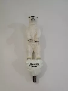 Manico rubinetto birra Alaskan Brewing Co orso polare bianco - Foto 1 di 8