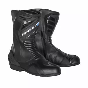 Spada Aurora Waterproof Motorcycle Motorbike Bike Boots - Black - Picture 1 of 1