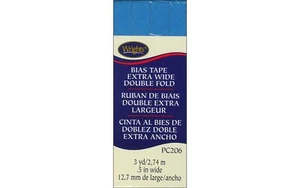 Wrights ~ (PC206-0121 - Porcelain Blue) - Double Fold Bias Tape Extra Wide, 3 yd - Picture 1 of 1