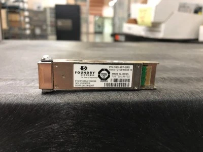 Foundry 10G-XFP-ZRD-1537-40 XFP 10GBASE DWDM 1537.40nm Ch.50 80km - Image 1 of 2