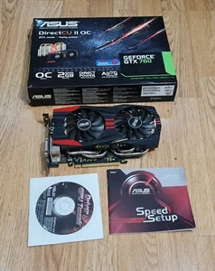 Boxed! Great Condition. ASUS GTX 760 GeForce GPU 2GB Graphics Video Gaming Card - Picture 1 of 12