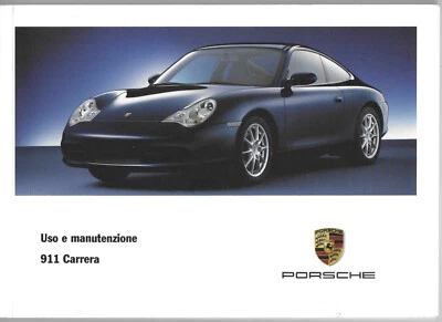 PORSCHE 911 CARRERA Uso e manutenzione  2003  Typ 996 manuale BA - Bild 1 von 2