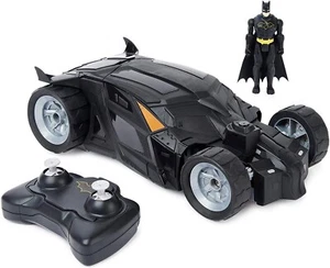 DC Comics, Batman Batmobile Remote Control Car 1:20 Scale 4" Batman Figure - NEW - Picture 1 of 5