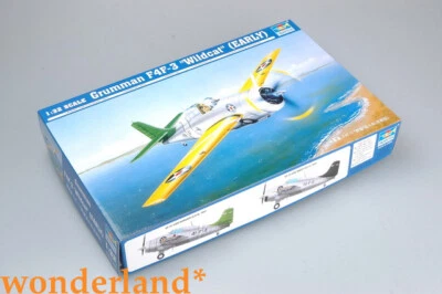 Trumpeter 02255 1:32 Scale Grumman F4F- 3 “Wildcat”(EARLY )Model Kit - Image 1 of 4