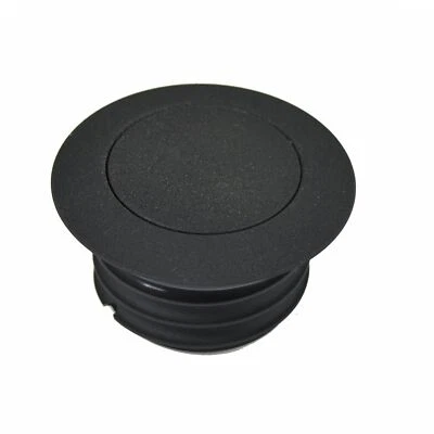 POP UP Tankdeckel schwarz wrinkle f.  Harley Sportster Dyna Softail 1996-2019 - Bild 1 von 4