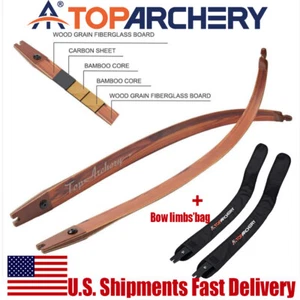 TOPARCHERY Archery ILF Bow Limbs Recurve Bow Limbs Hunting H19"-62" / H17"-60" - Picture 1 of 13