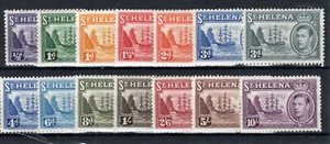 St Helena 1938-44 set SG 131-40 MLH/MH - Picture 1 of 1