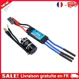 fr Mini moteur sans balais 1525 5800KV 1410, 18a ESC pour voiture RC 1/24 1/28 - Photo 1/10