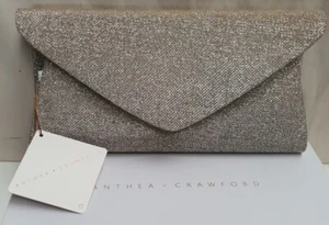 Anthea Crawford Gold Mesh Clutch MIB Boxed Never Used with Tags RRPAU$199  - Picture 1 of 6